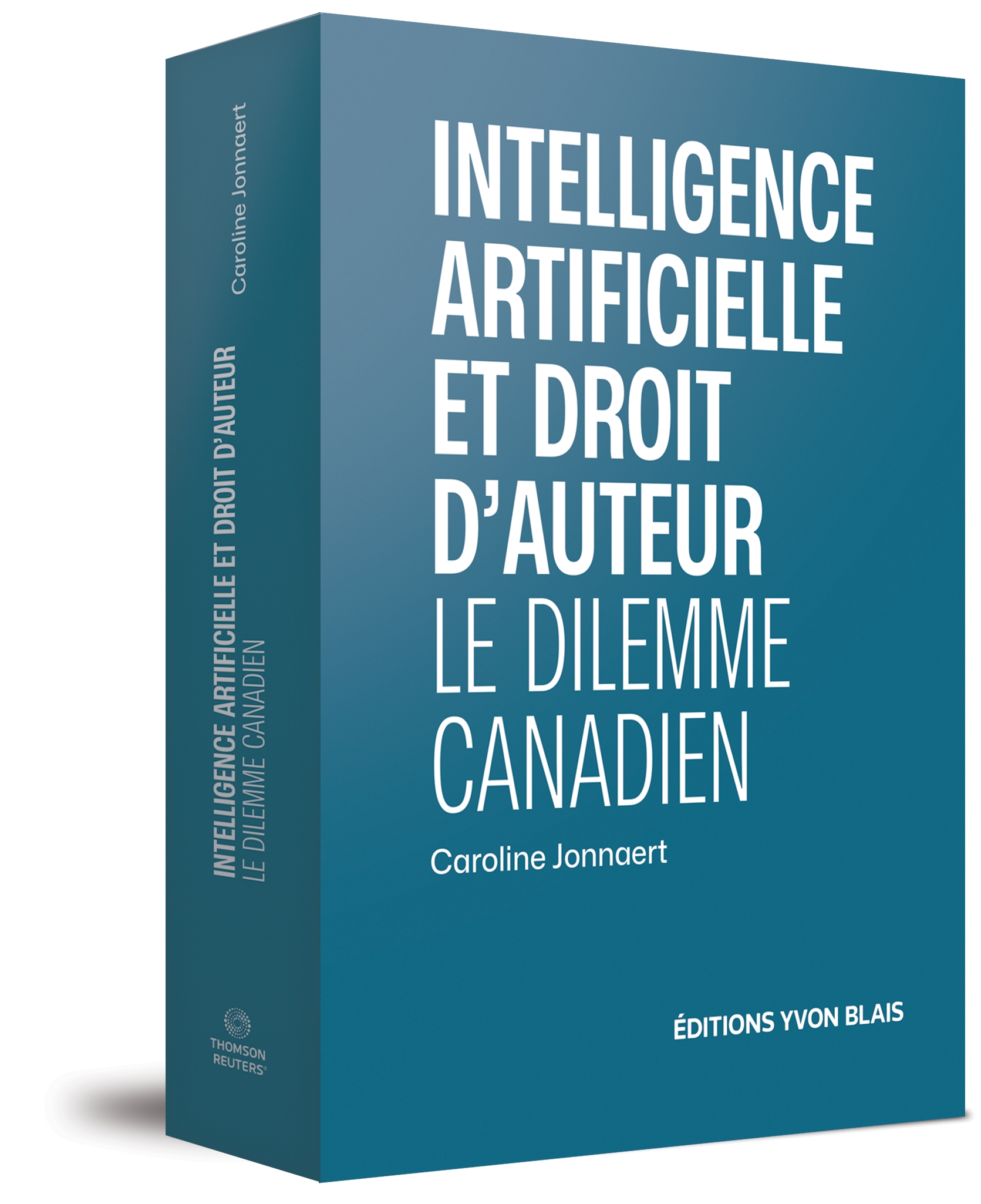 couverture de Intelligence artificielle et droit d'auteur : le dilemme canadien