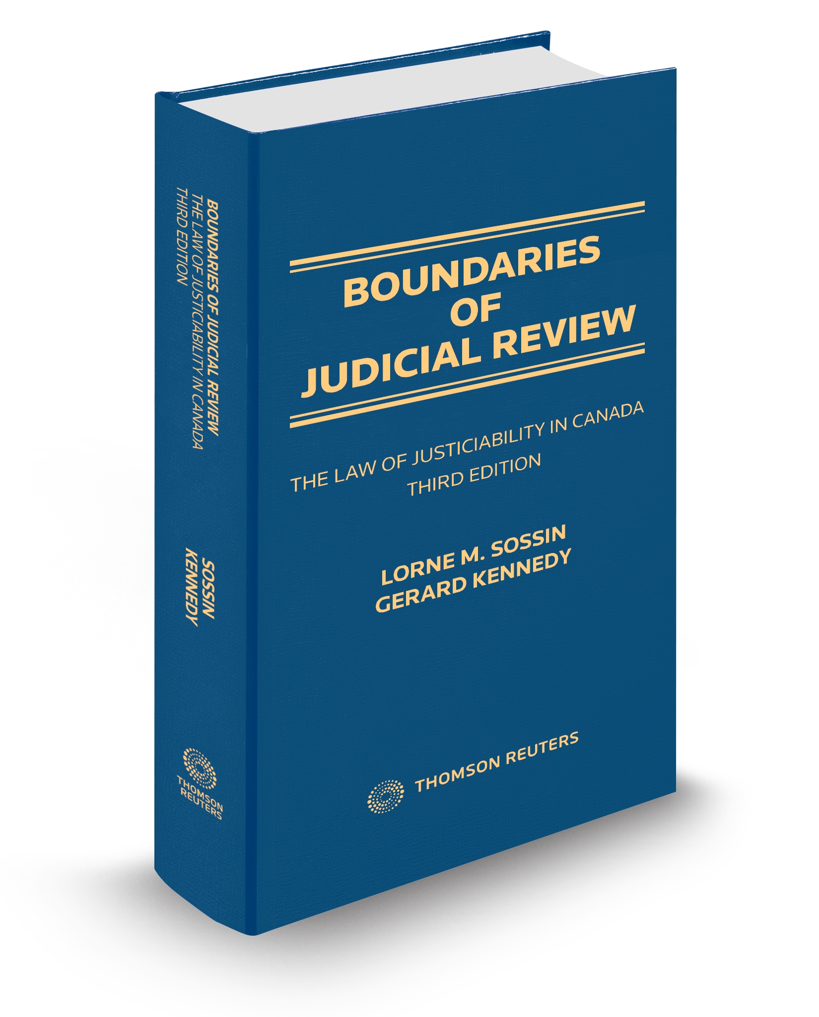 Cover image of Boundaries of Judicial Review: The Law of Justiciability in Canada, 3rd. Edition