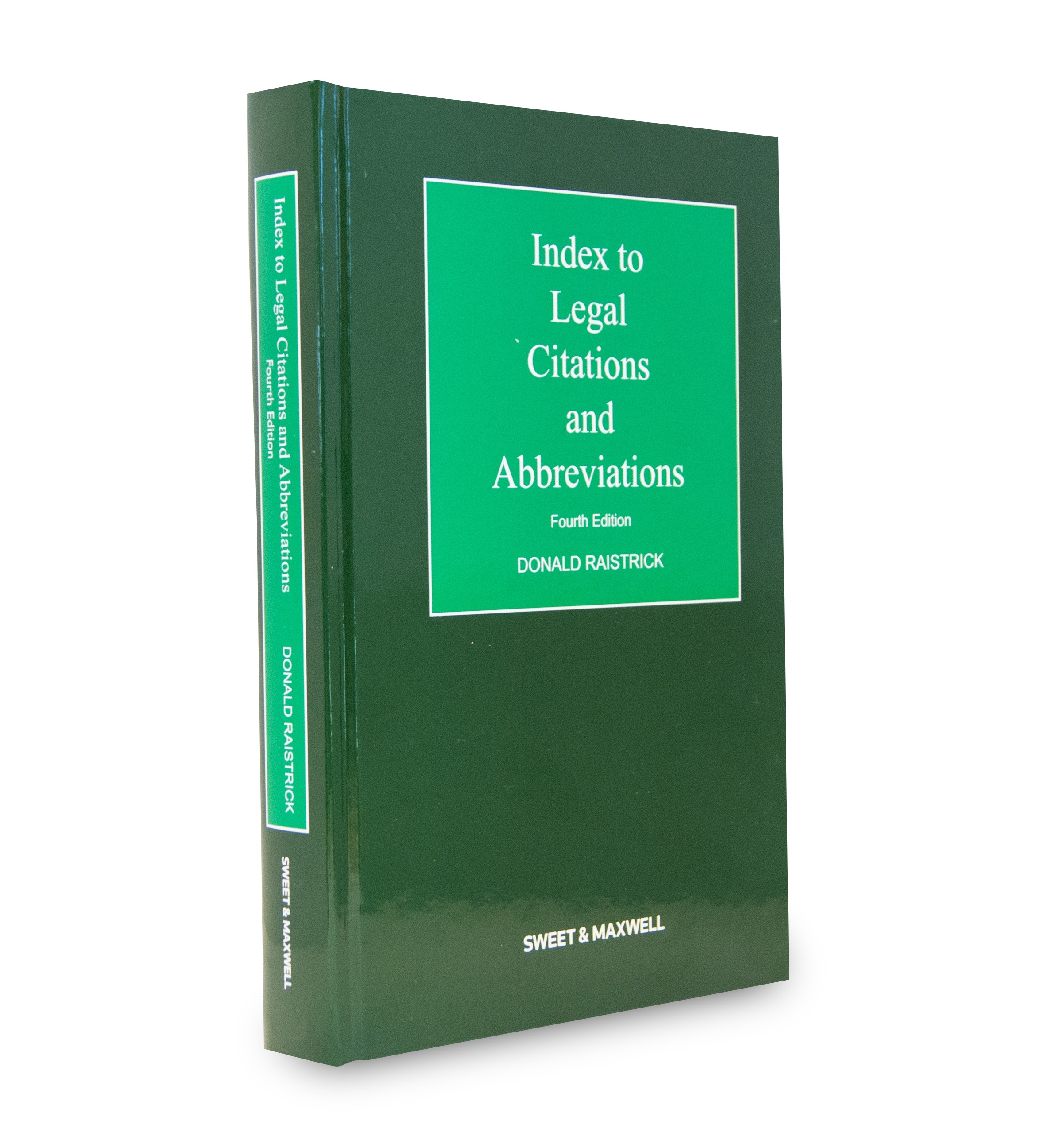Cover of Index to Legal Citations and Abbreviations, 4th Edition