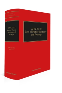 Arnould: Law of Marine Insurance and Average, 21st Edition, Mainwork and supplement