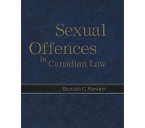 Sexual Offences in Canadian Law