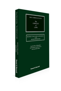 Dicey, Morris & Collins on the Conflict of Laws, 16th Edition, 2nd supplement