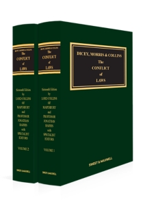 Dicey, Morris & Collins on the Conflict of Laws, 16th Edition, Mainwork and supplement