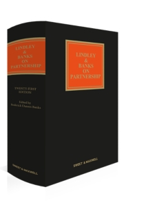 Lindley & Banks on Partnership, 21st Edition, Mainwork and supplement