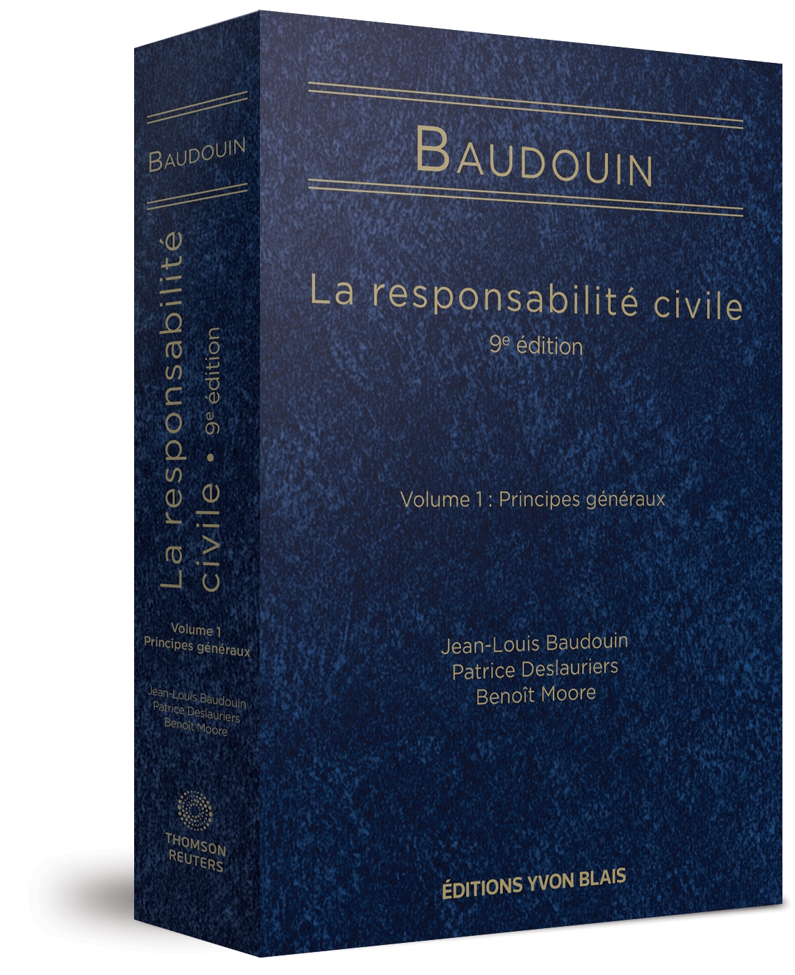 couverture de La responsabilité civile, 9e édition - Volume 1 : Principes généraux