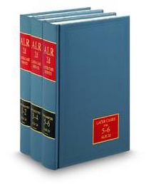 American Law Reports Later Case Service 2D