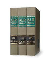 American Law Reports Federal