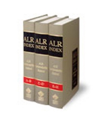 American Law Reports Index