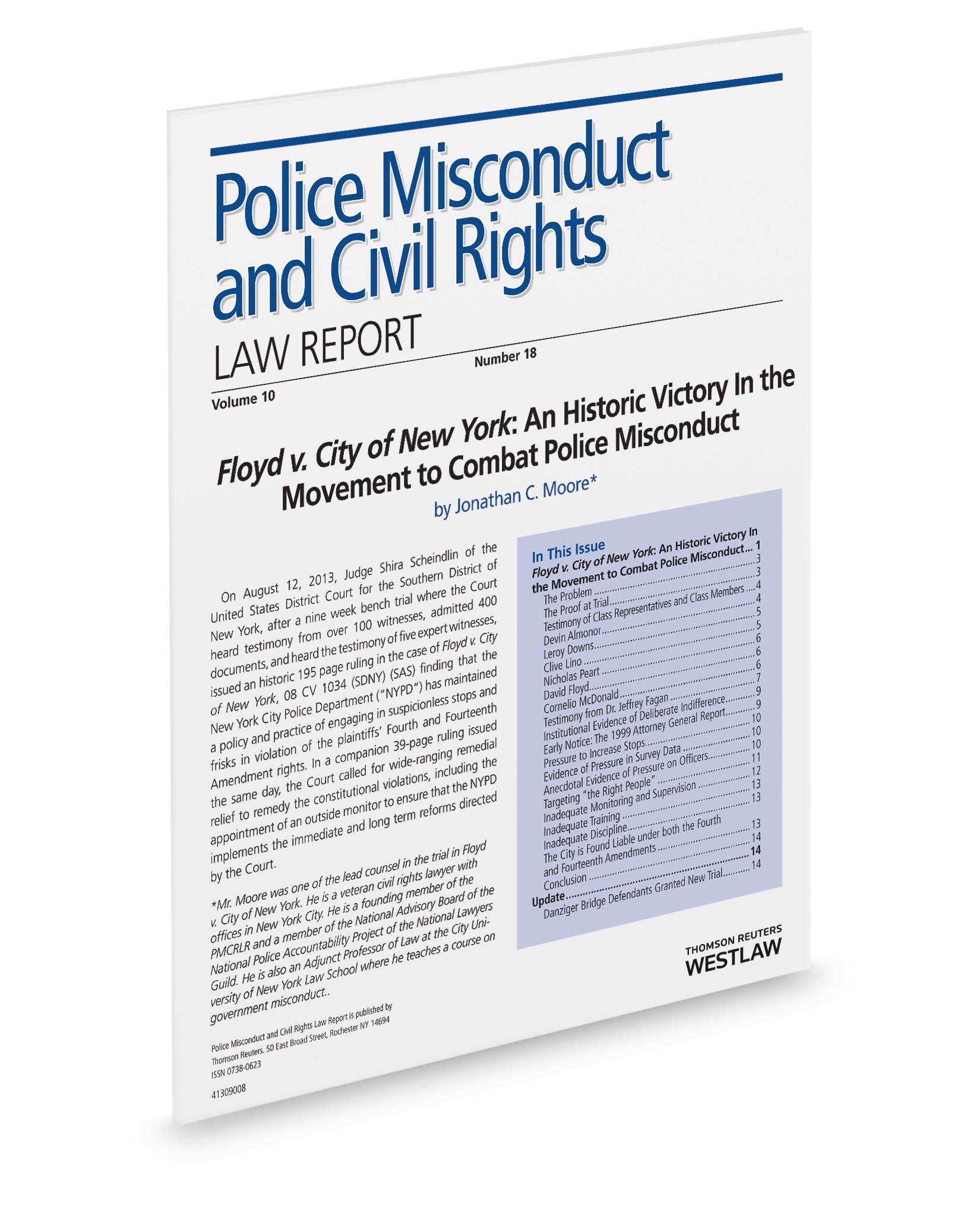 Cover of POLICE MISCONDUCT AND CIVIL RIGHTS LAW REPORT NEWSLETTER FULL SET