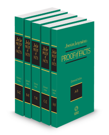 American Jurisprudence Proof of Facts 3D Index