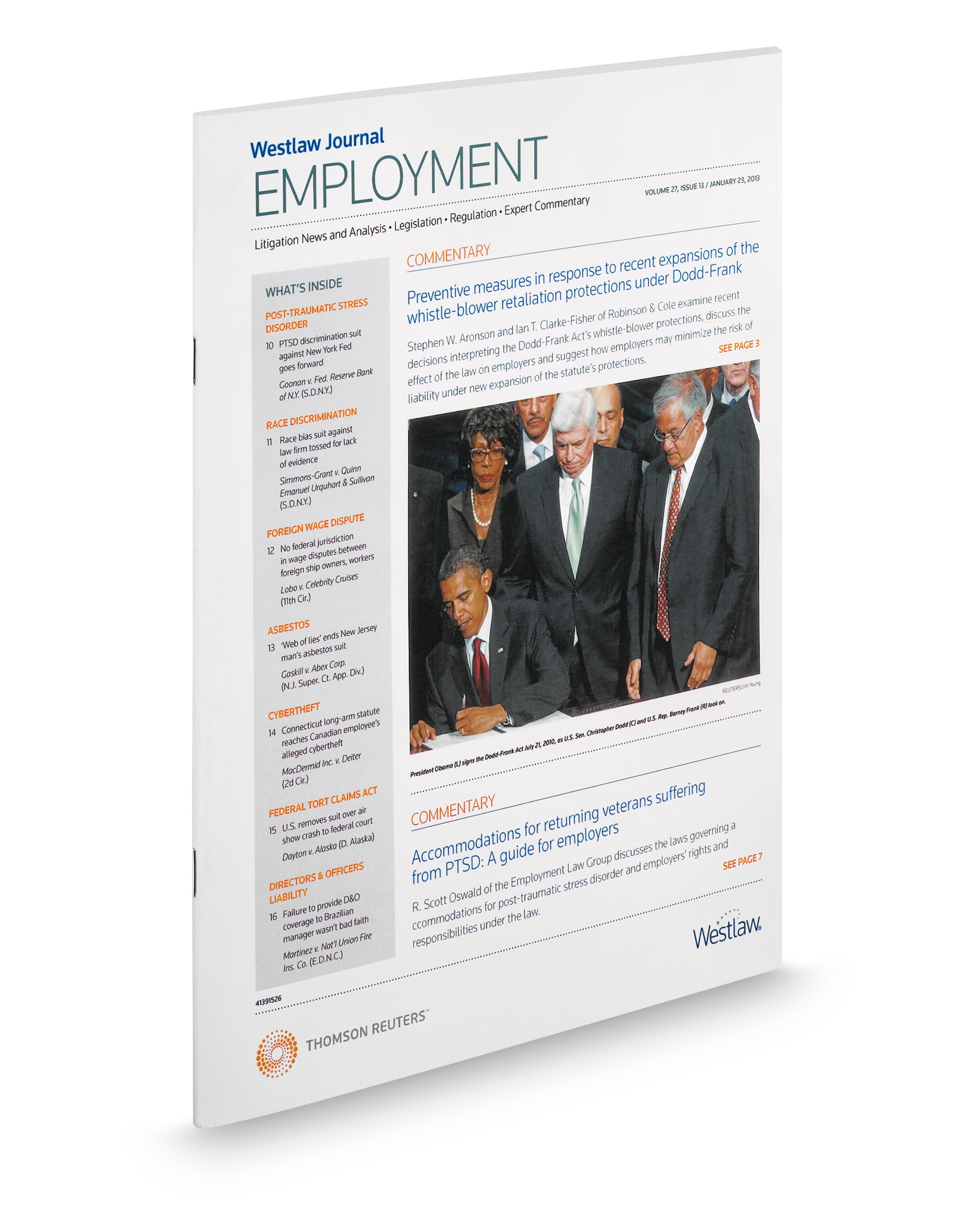 Cover of ANDREWS EMPLOYMENT WESTLAW JOURNAL FULL SET