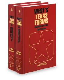 Texas Forms V.8 and 8A Business Entities