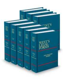 West's Legal Forms V.27-31A Specialized Forms, 2025-2026 ed.