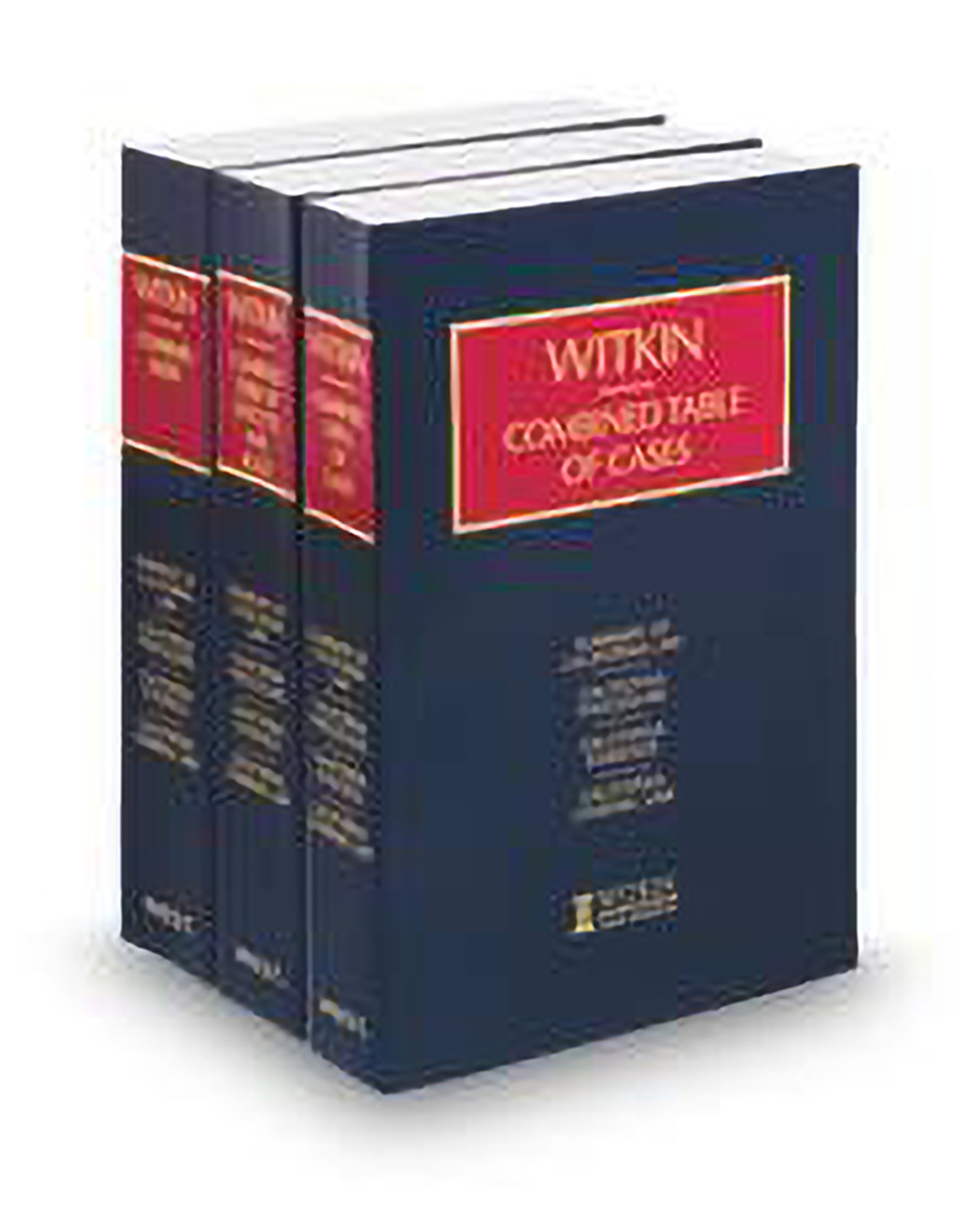 Cover of Witkin Combined Index and Tables