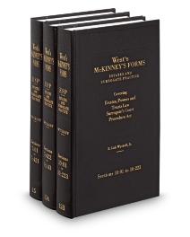 Mckinney's Forms V.14-17A Estates and Surrogate Practice