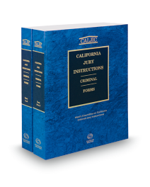 California Jury Instructions Criminal Forms CAJIC
