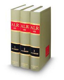 American Law Reports 6th