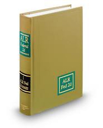 American Law Reports Federal 2D