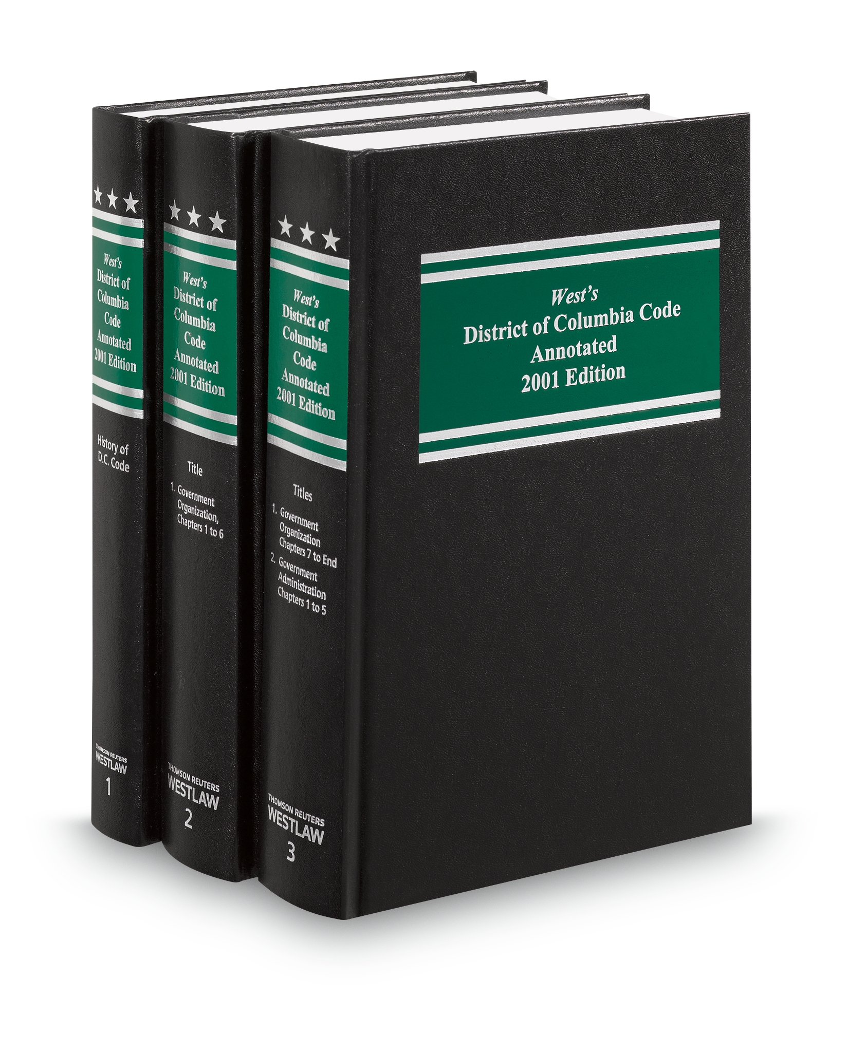 Cover of WEST'S DC CODE 2001 EDITION ANNO FULL SET
