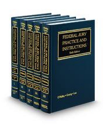 Federal Jury Practice and Instructions Criminal Only Including V.1 Jury Trial