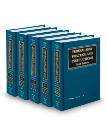 Federal Jury Practice and Instructions Civil Only With V.1