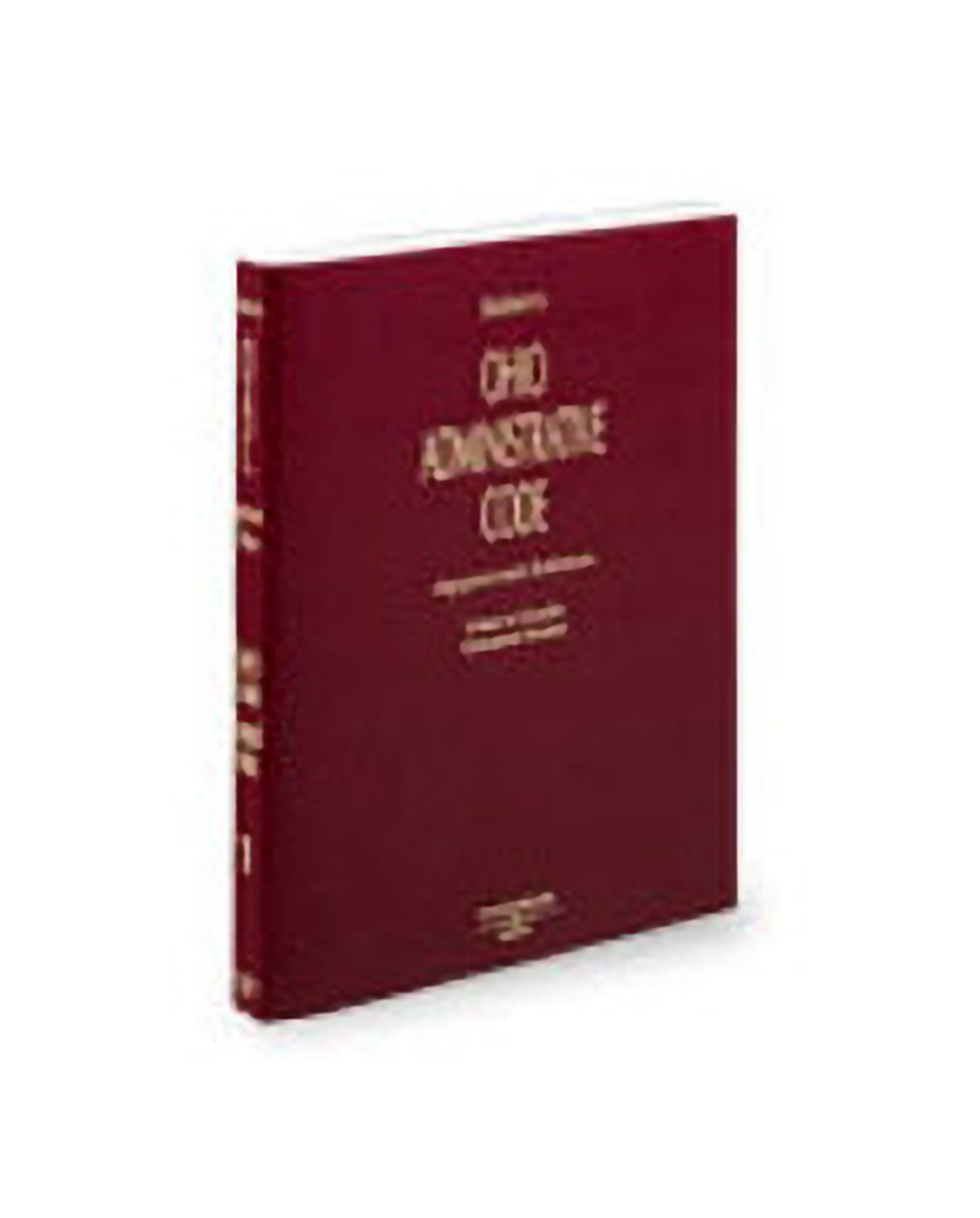 Cover of Ohio Administrative Code V.1 User Guide and General Index