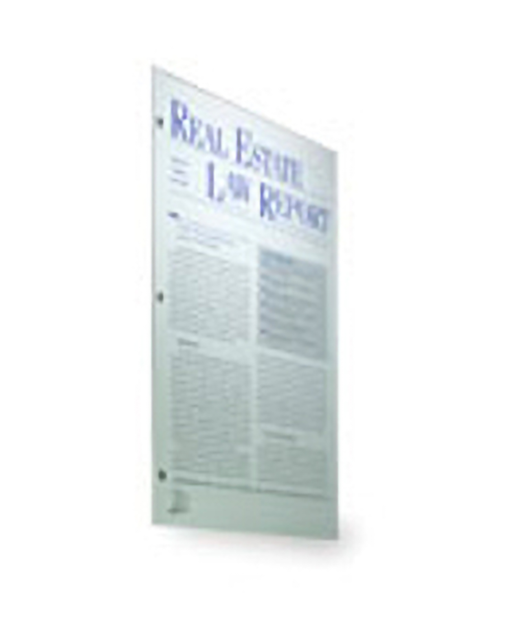 Cover of Real Estate Law Report