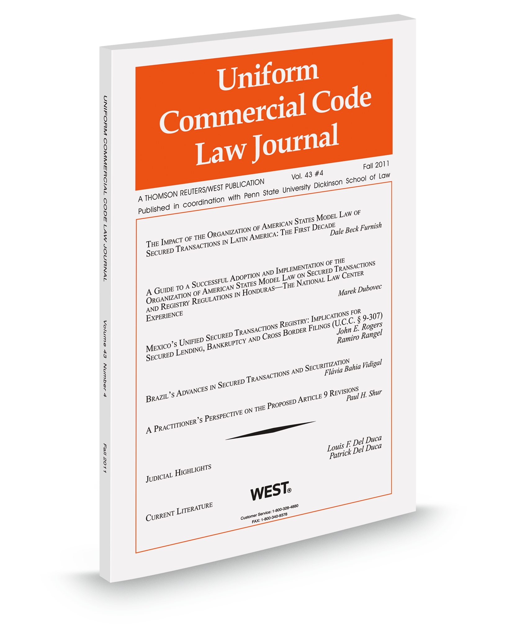 Cover of UCC LAW JOURNAL FULL SET