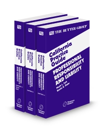 Professional Responsibility and Liability, 2026 ed. (The Rutter Group California Practice Guide)