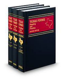 Texas Jurisprudence Pleading and Practice Forms 2D