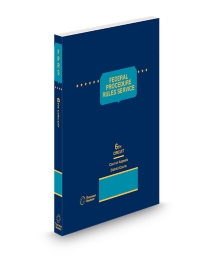 Federal Procedure Rules Service Sixth Circuit Court of Appeals District Courts, 2026 ed.