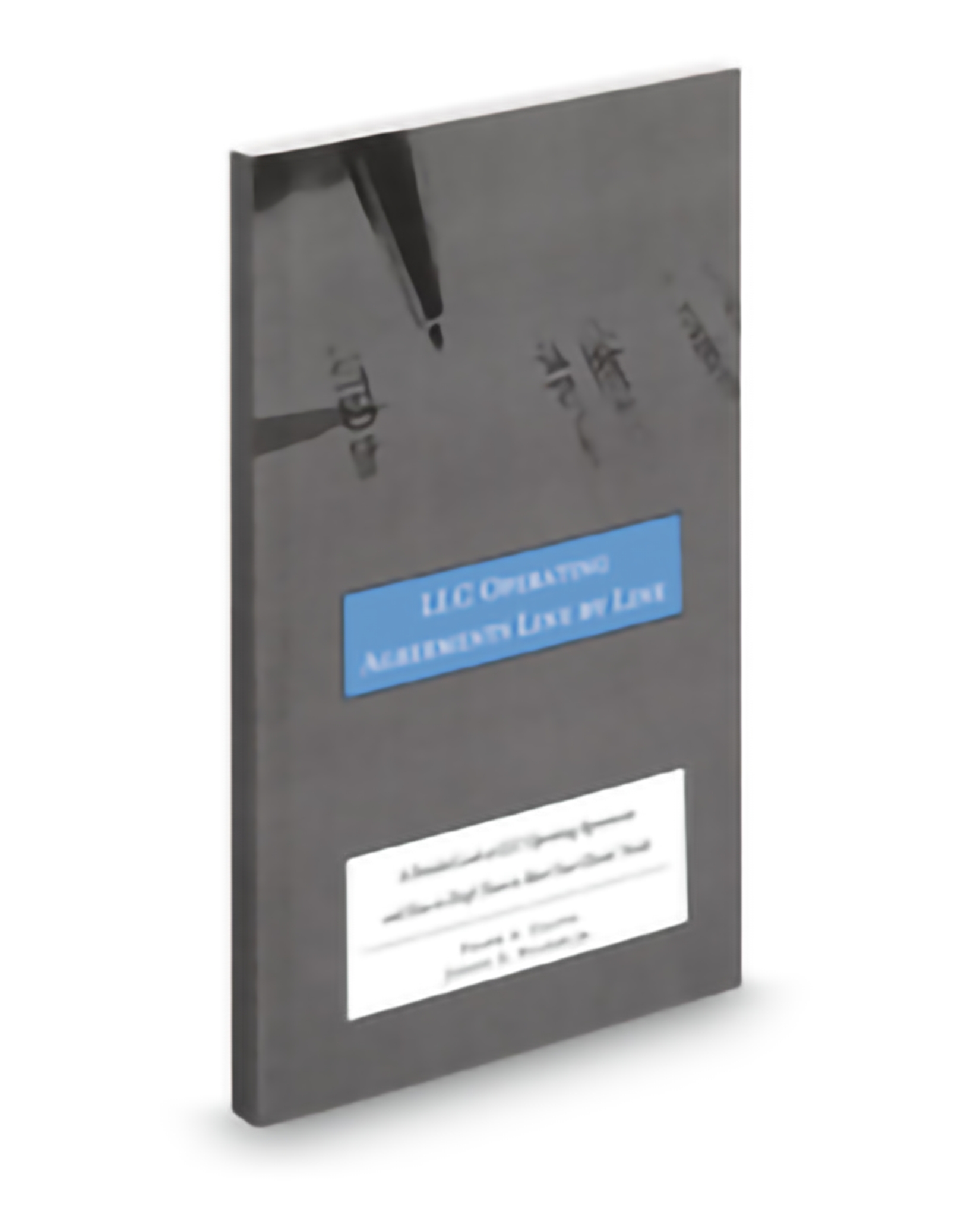 Cover of Aspatore LLC Operating Agreements Line By Line