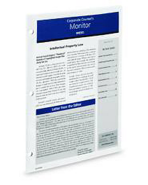 Business Laws Inc Corporate Counsel Monitor Newsletter