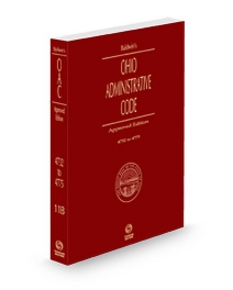 Ohio Administrative Code V.11C Secs 4778 To 4981