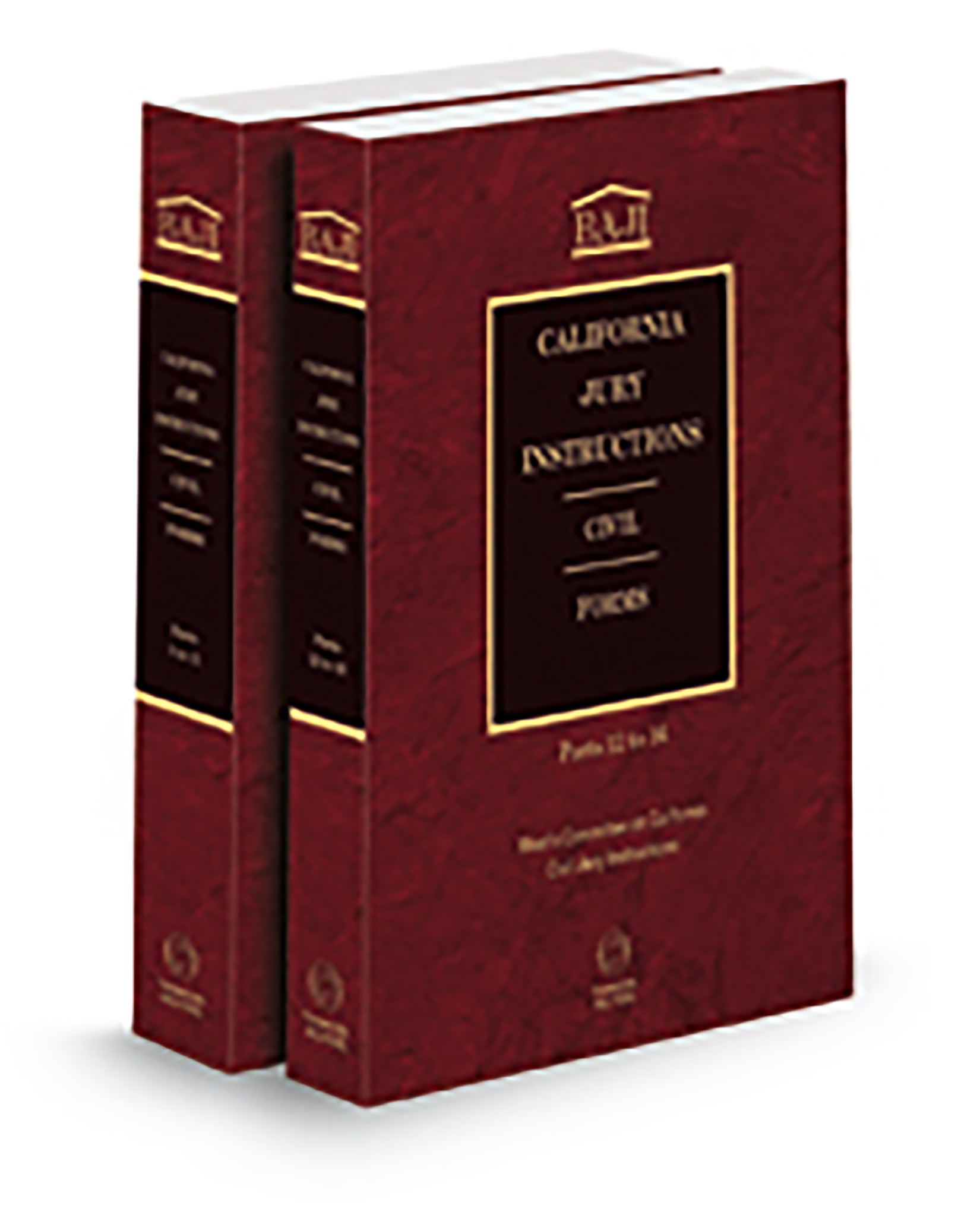 Cover of California Jury Instructions Civil BAJI Forms