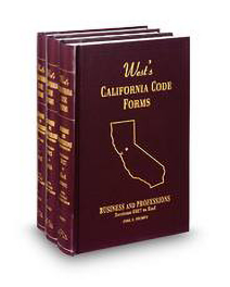 California Code Forms Business and Professions 3D