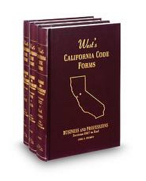 California Code Forms Business and Professions 3D
