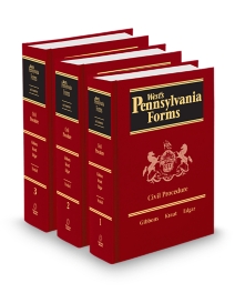 Pennsylvania Forms V.1-3 Civil Procedure