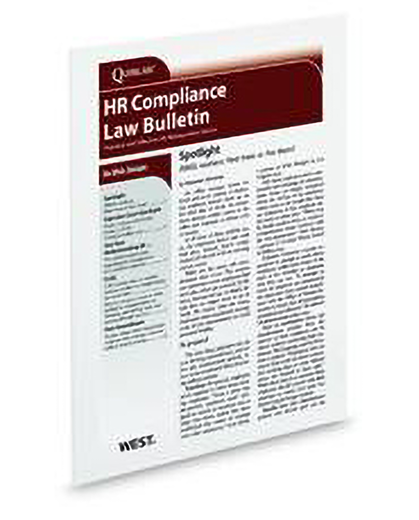 Cover of Quinlan Human Resources Compliance Law Bulletin