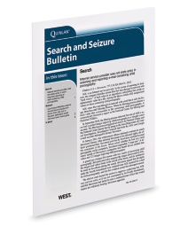 Quinlan Search and Seizure Bulletin, Volume 63