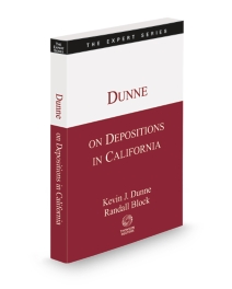 Dunne Depositions, 2024-2025 ed.