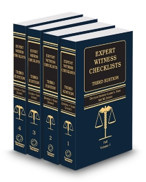 Expert Witness Checklists, 2025 ed.