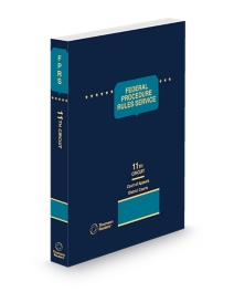 Federal Procedure Rules Service Eleventh Circuit Court of Appeals District Courts, 2026 ed.