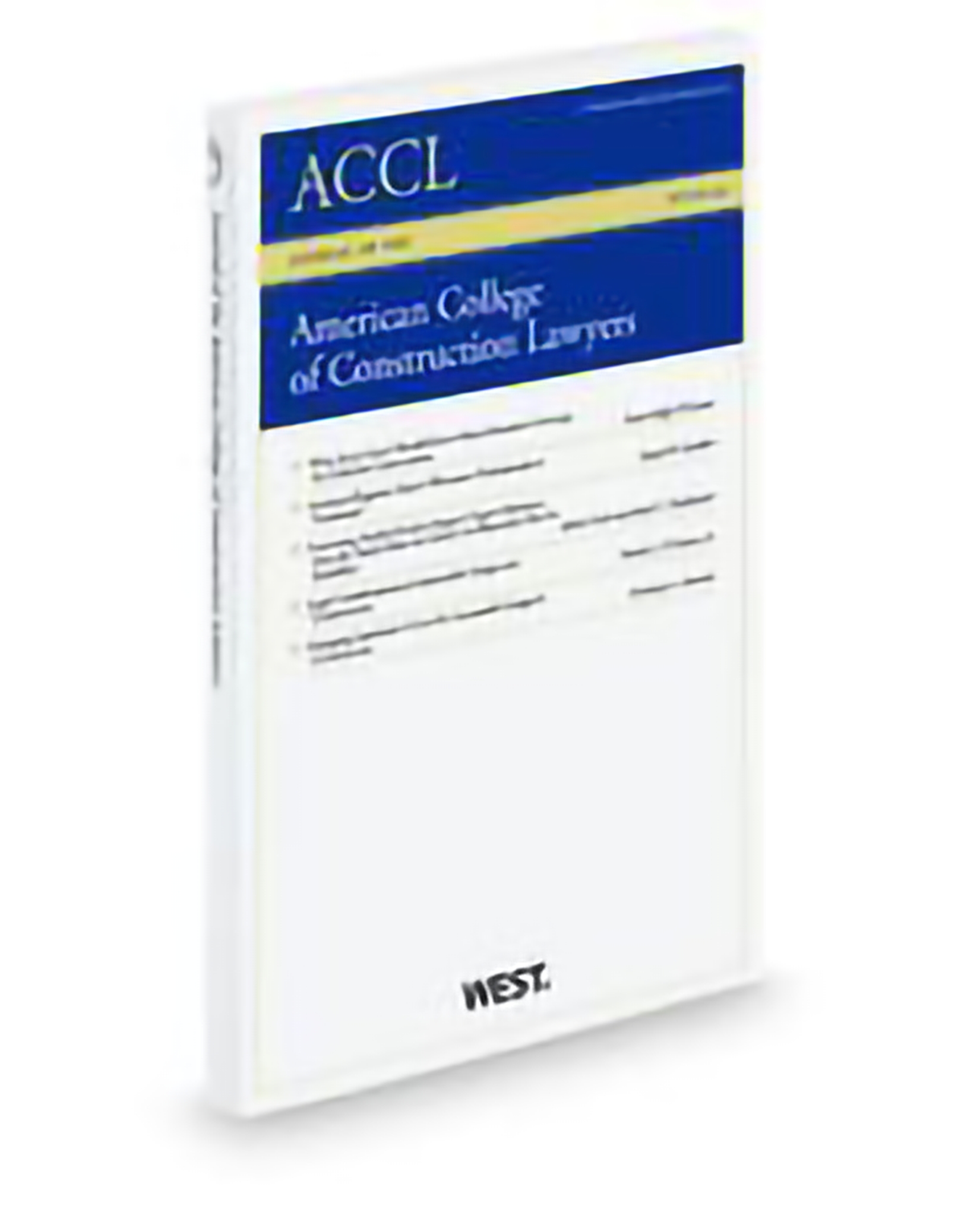 Cover of American College of Construction Lawyers Journal