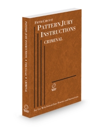 Pattern Jury Instructions Criminal Cases United States 5Th Circuit District Judges Association, 2024 ed.