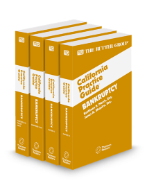 Bankruptcy, 2025-2026 Edition (The Rutter Group California Practice Guide)