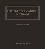 Cover of Employee Obligations in Canada, Binder/looseleaf and eLooseleaf