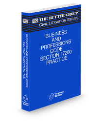 Business and Professions Code Section 17200 Practice, 2025-2026 Edition (The Rutter Group Civil Litigation Series)