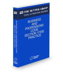 Business and Professions Code Section 17200 Practice, 2025-2026 Edition (The Rutter Group Civil Litigation Series)
