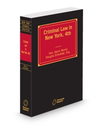 New York Criminal Law, 2025-2026 ed.